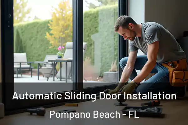 Automatic Sliding Door Installation Pompano Beach - FL