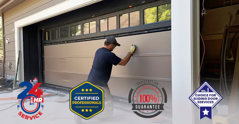 Sliding Garage Door Repair in Pompano Beach, FL
