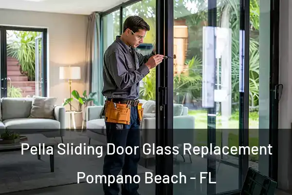 Pella Sliding Door Glass Replacement Pompano Beach - FL